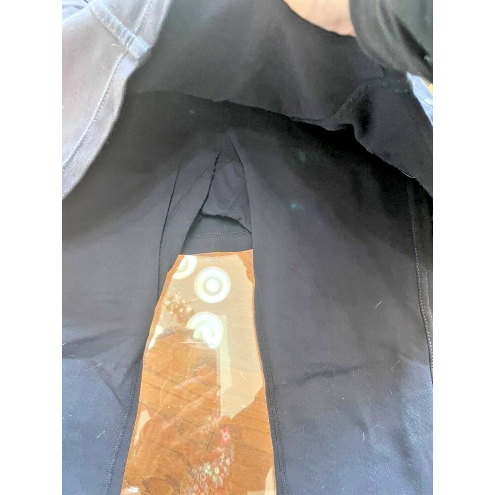 Athleta Womens 2 In 1 Skirt Capri Pull On Leggings Size PXS  Black - Picture 4 of 5